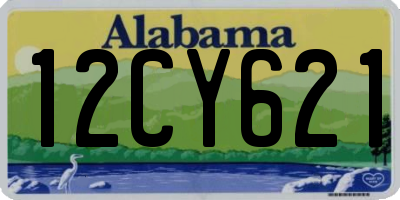 AL license plate 12CY621