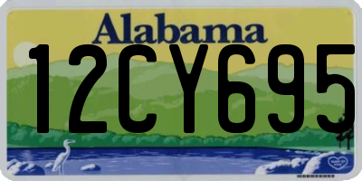AL license plate 12CY695
