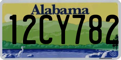 AL license plate 12CY782
