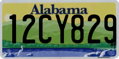 AL license plate 12CY829
