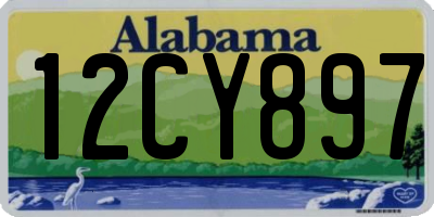AL license plate 12CY897