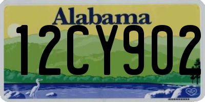 AL license plate 12CY902