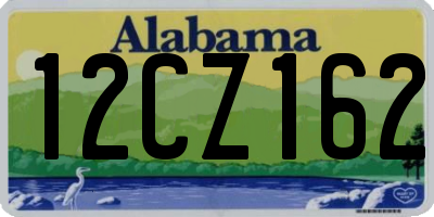 AL license plate 12CZ162