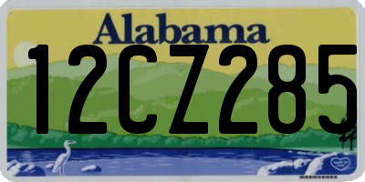AL license plate 12CZ285