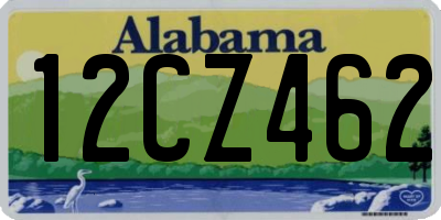 AL license plate 12CZ462