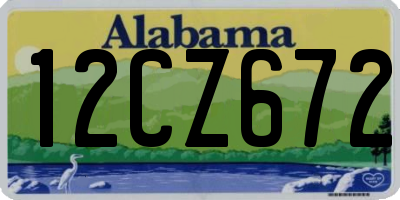 AL license plate 12CZ672