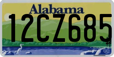 AL license plate 12CZ685