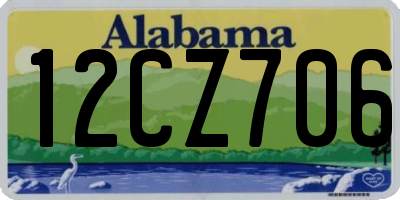 AL license plate 12CZ706