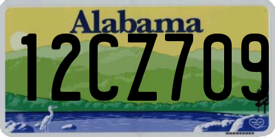 AL license plate 12CZ709