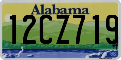 AL license plate 12CZ719