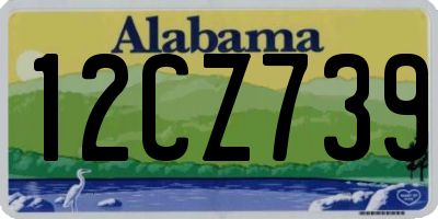 AL license plate 12CZ739