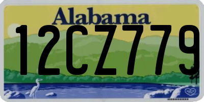AL license plate 12CZ779