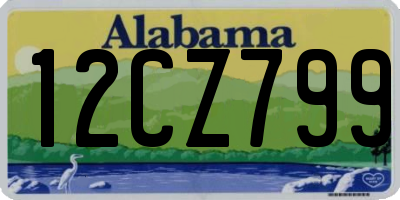 AL license plate 12CZ799