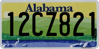 AL license plate 12CZ821