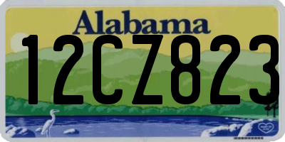 AL license plate 12CZ823