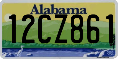 AL license plate 12CZ861