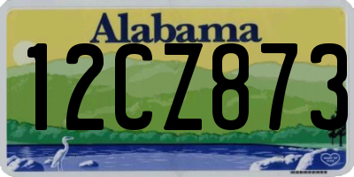 AL license plate 12CZ873