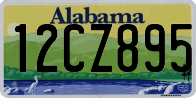 AL license plate 12CZ895