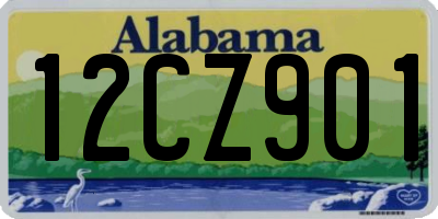 AL license plate 12CZ901