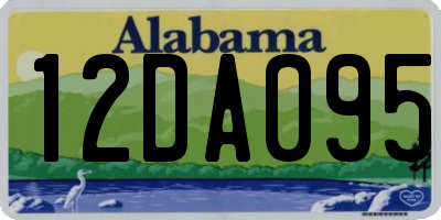 AL license plate 12DA095