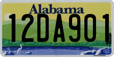 AL license plate 12DA901