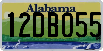AL license plate 12DB055
