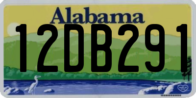 AL license plate 12DB291