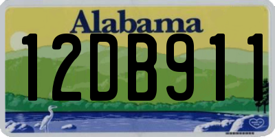 AL license plate 12DB911
