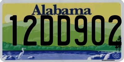 AL license plate 12DD902