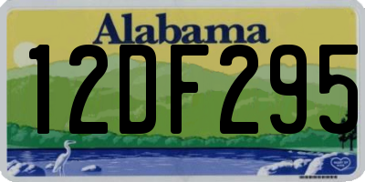 AL license plate 12DF295