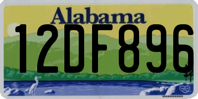 AL license plate 12DF896