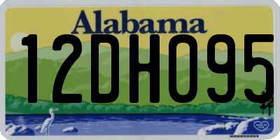 AL license plate 12DH095