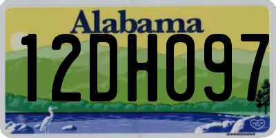 AL license plate 12DH097