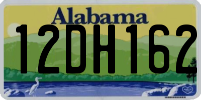 AL license plate 12DH162