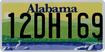 AL license plate 12DH169