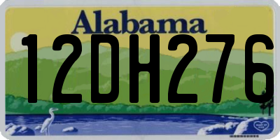 AL license plate 12DH276