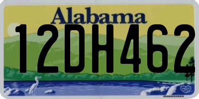 AL license plate 12DH462