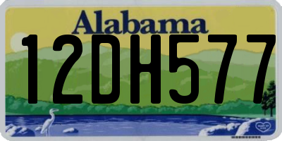 AL license plate 12DH577