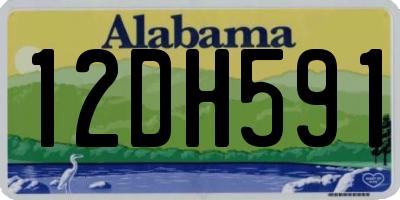 AL license plate 12DH591