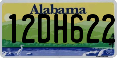 AL license plate 12DH622