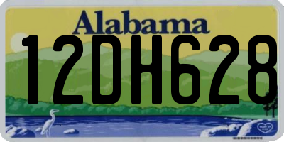 AL license plate 12DH628