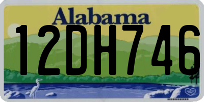 AL license plate 12DH746