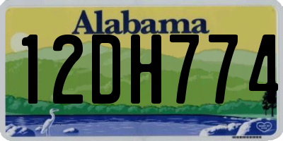 AL license plate 12DH774