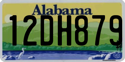 AL license plate 12DH879