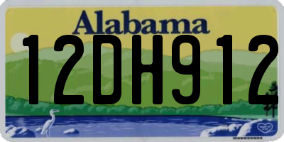 AL license plate 12DH912