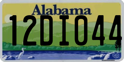 AL license plate 12DI044