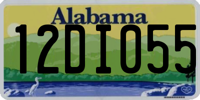 AL license plate 12DI055