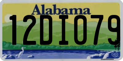 AL license plate 12DI079