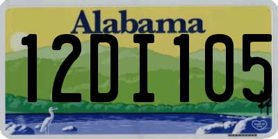 AL license plate 12DI105