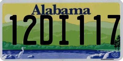 AL license plate 12DI117